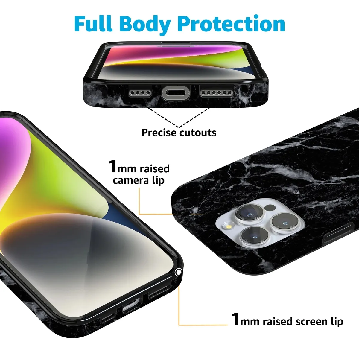 Black Pearl | Classic Black Marble Case - Image 91