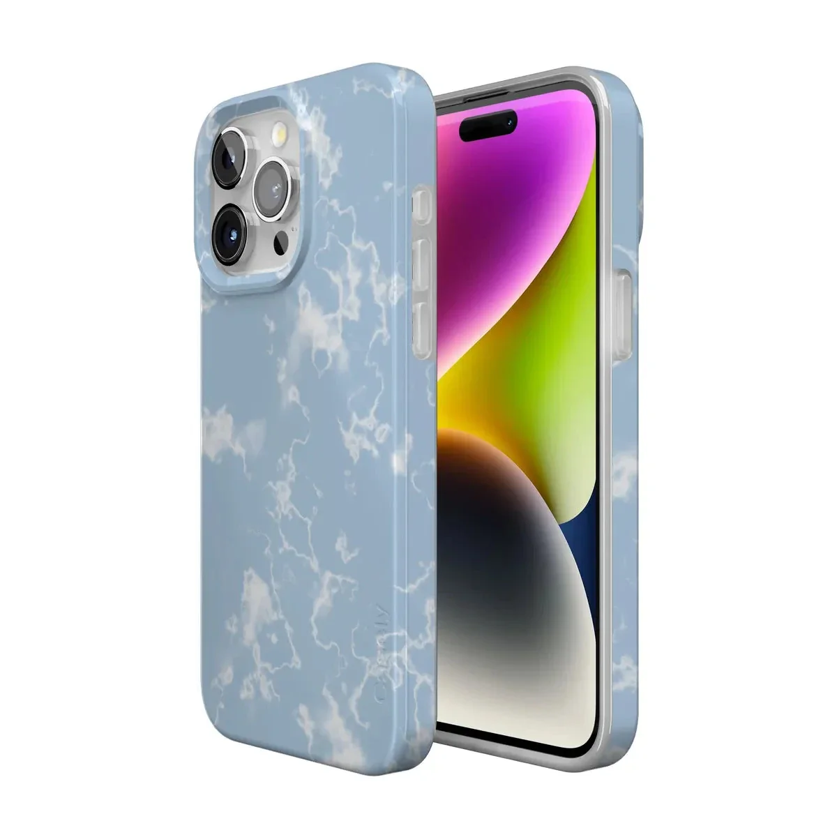 Light Blue Skies | Marble Clouds Case - Image 134