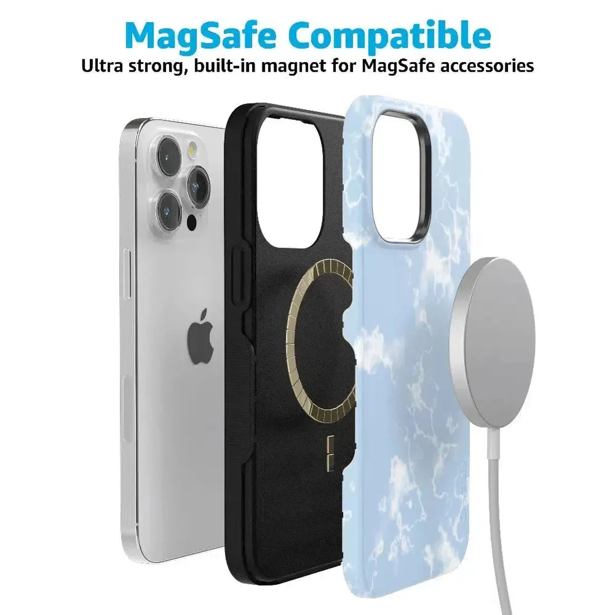 Light Blue Skies | Marble Clouds Case - Image 81