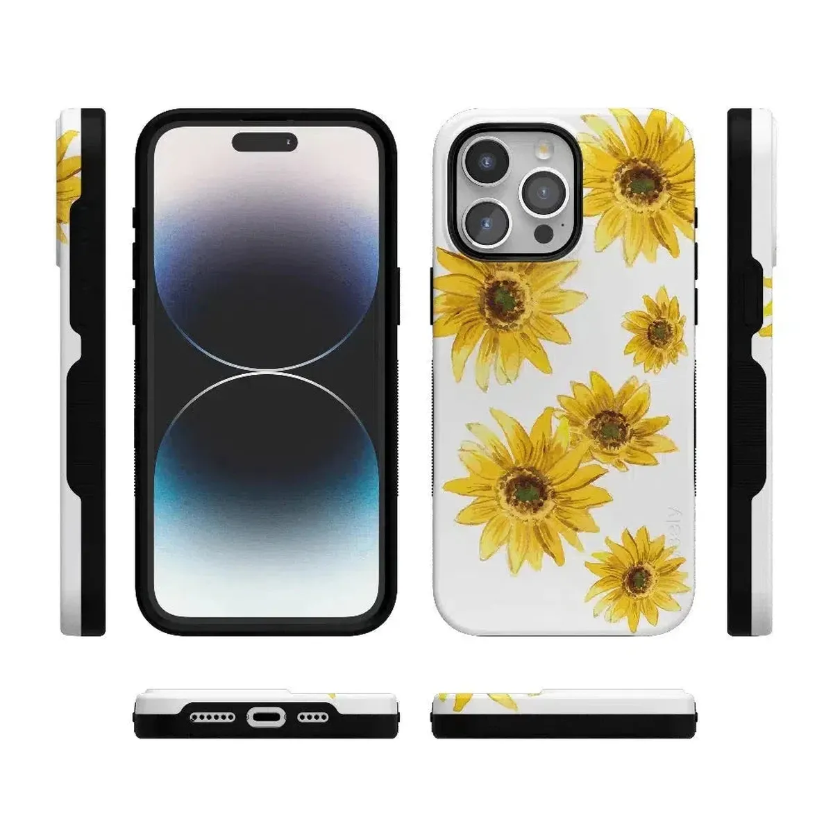 Golden Garden | Yellow Sunflower Floral Case - Image 100