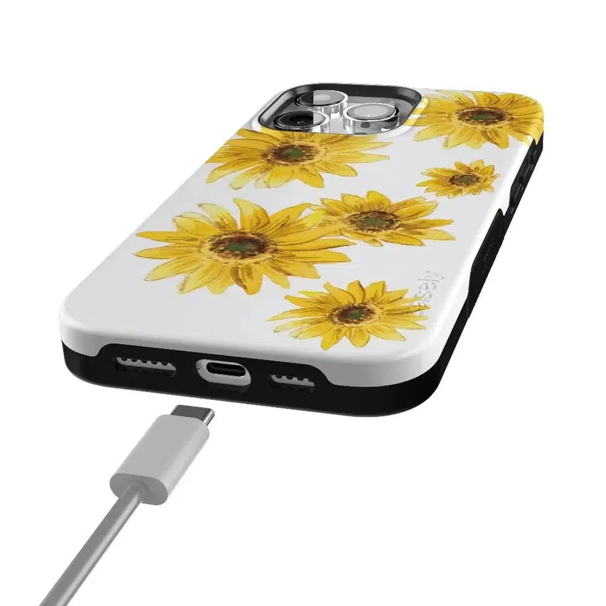 Golden Garden | Yellow Sunflower Floral Case - Image 102