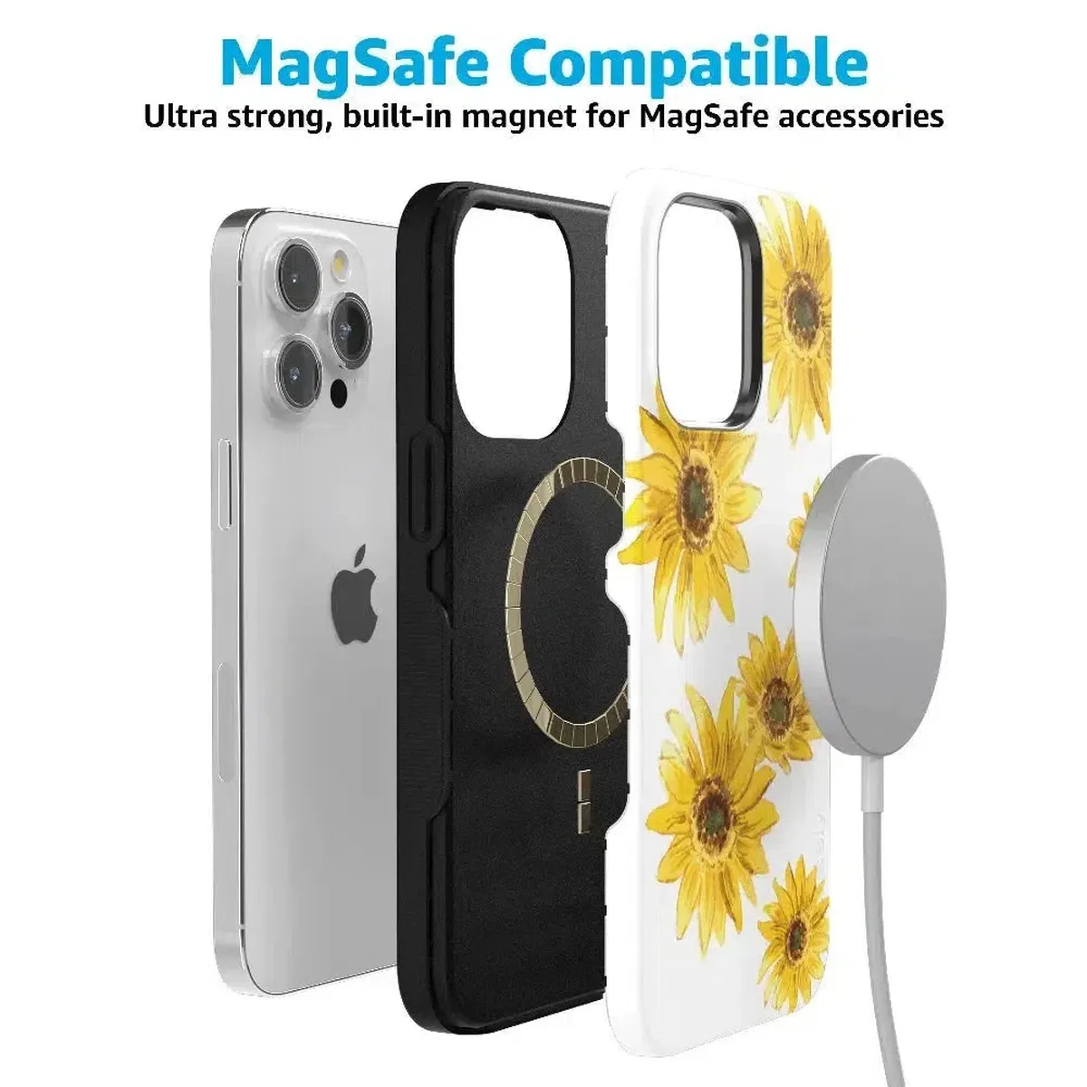 Golden Garden | Yellow Sunflower Floral Case - Image 103
