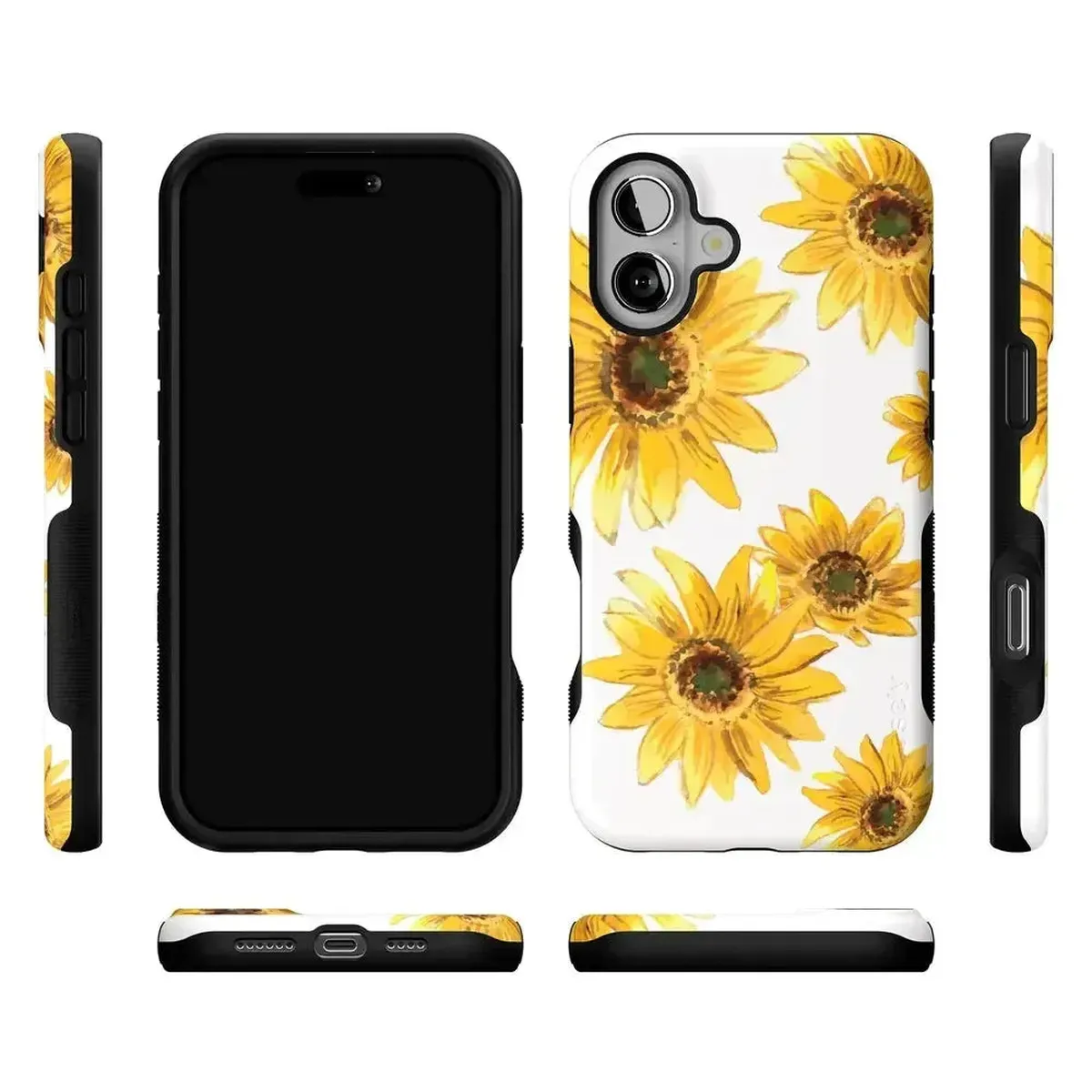 Golden Garden | Yellow Sunflower Floral Case - Image 111