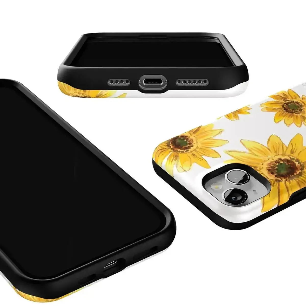 Golden Garden | Yellow Sunflower Floral Case - Image 130
