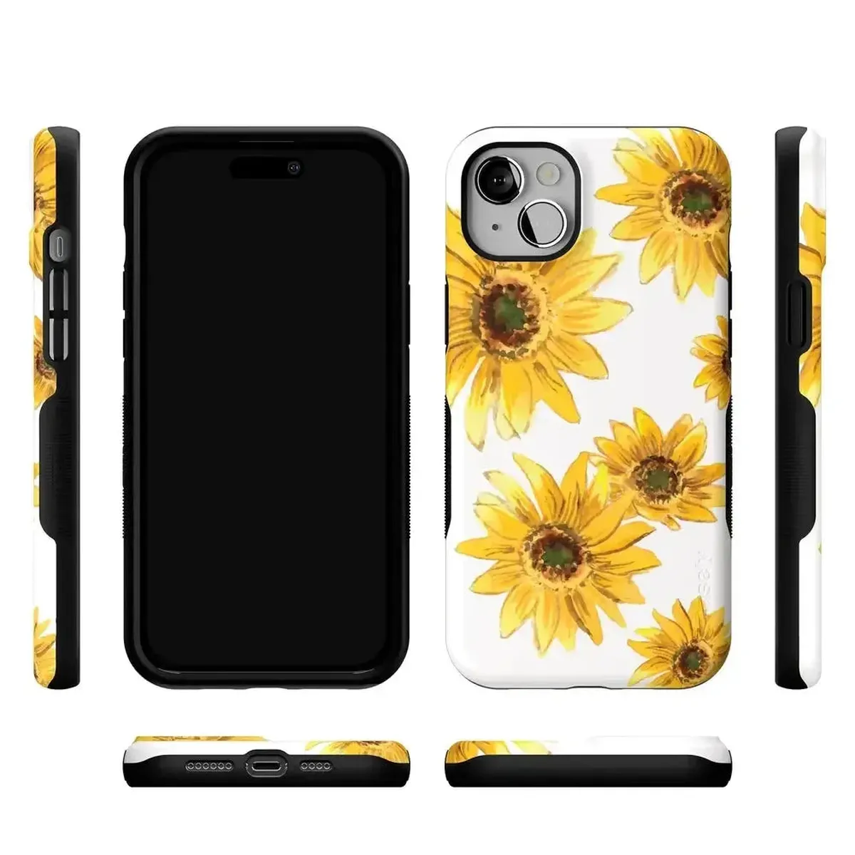 Golden Garden | Yellow Sunflower Floral Case - Image 131