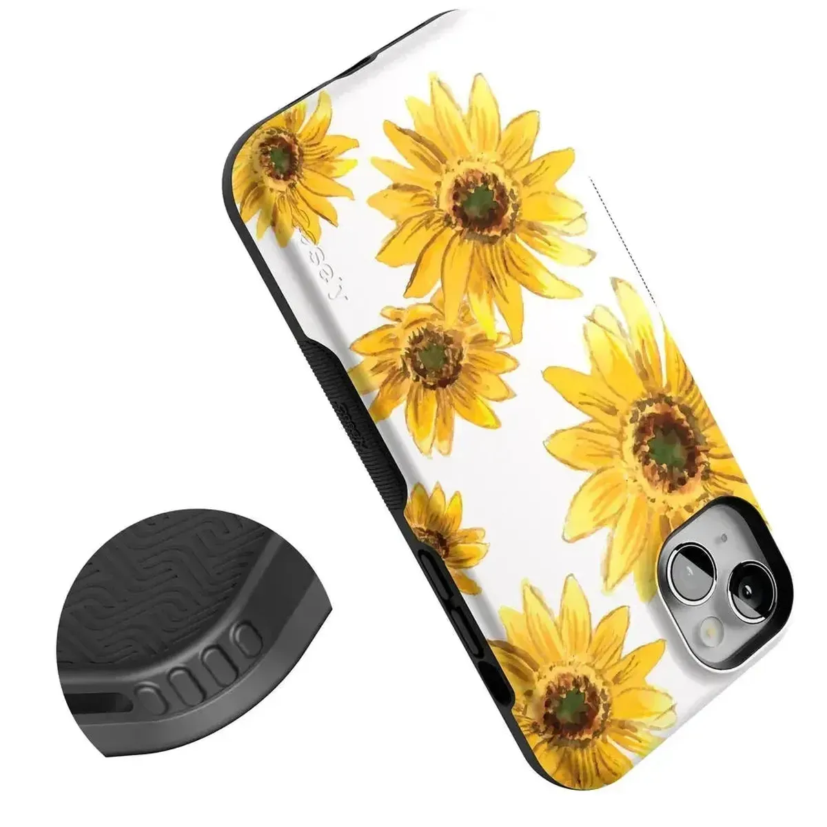 Golden Garden | Yellow Sunflower Floral Case - Image 132