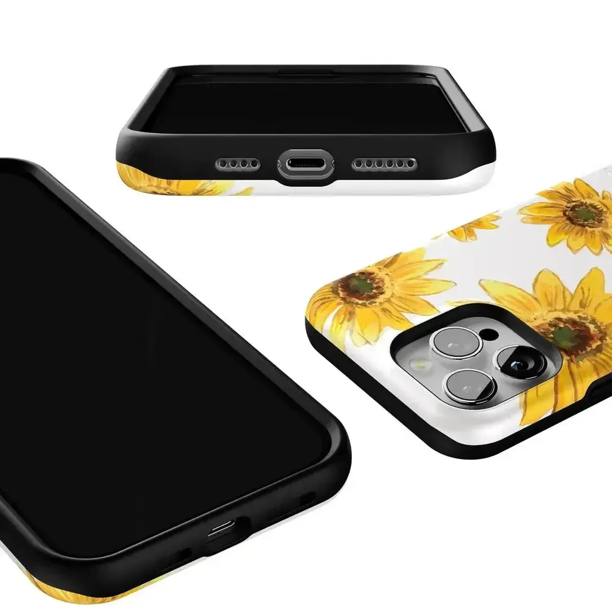Golden Garden | Yellow Sunflower Floral Case - Image 140