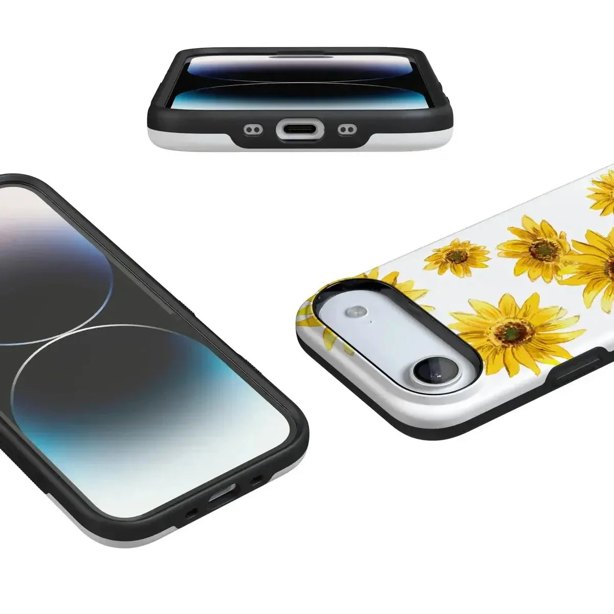 Golden Garden | Yellow Sunflower Floral Case - Image 167