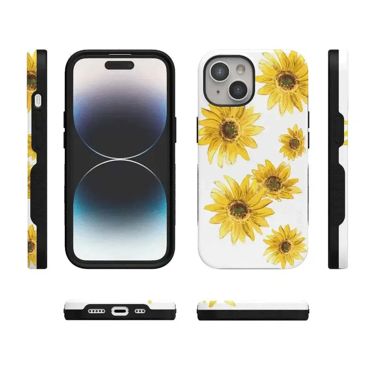 Golden Garden | Yellow Sunflower Floral Case - Image 89