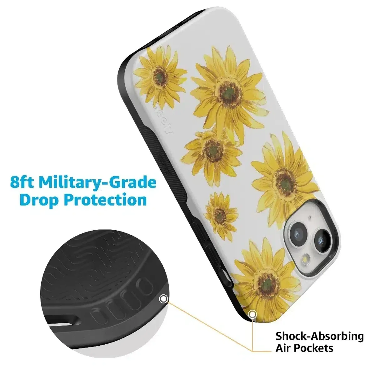 Golden Garden | Yellow Sunflower Floral Case - Image 94