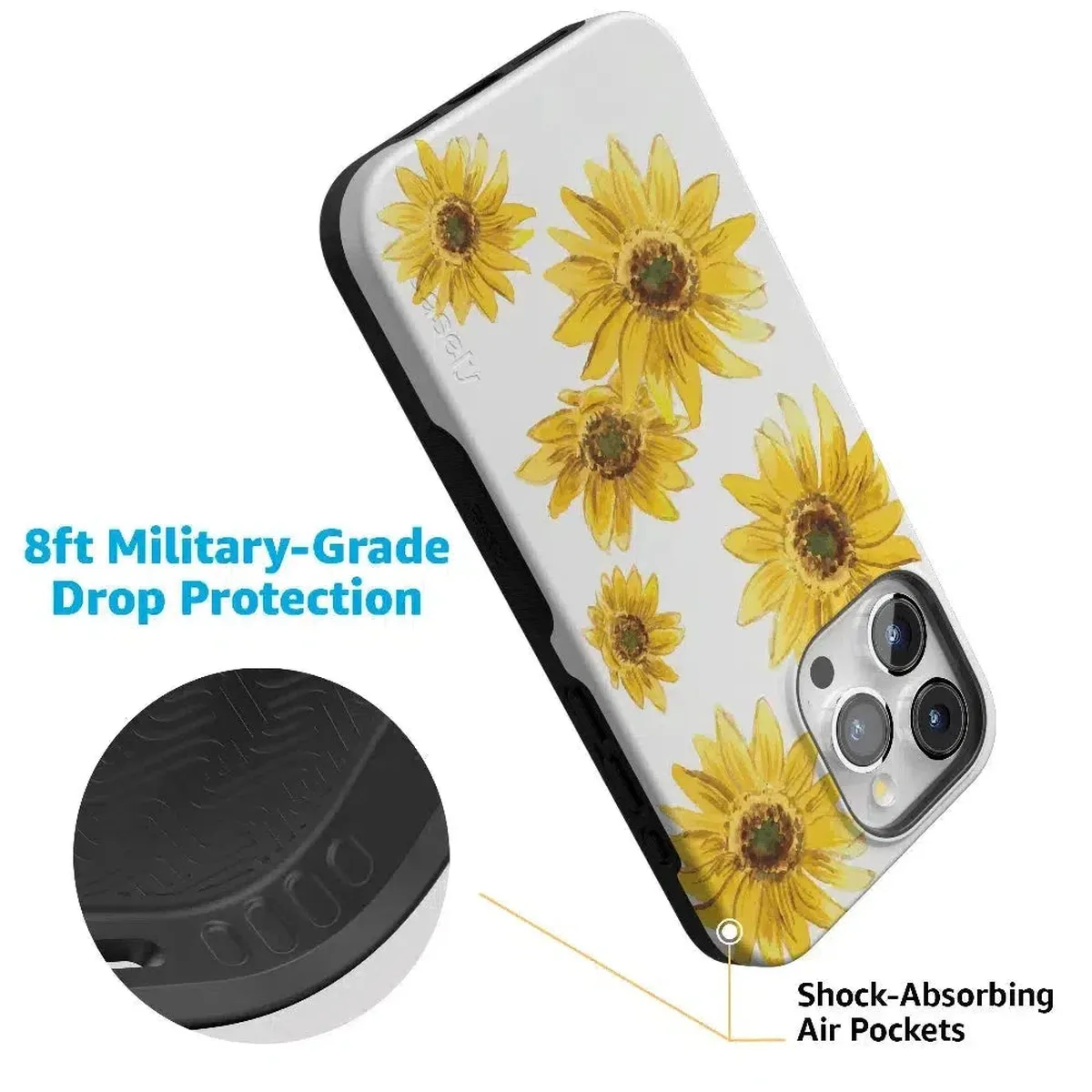 Golden Garden | Yellow Sunflower Floral Case - Image 99