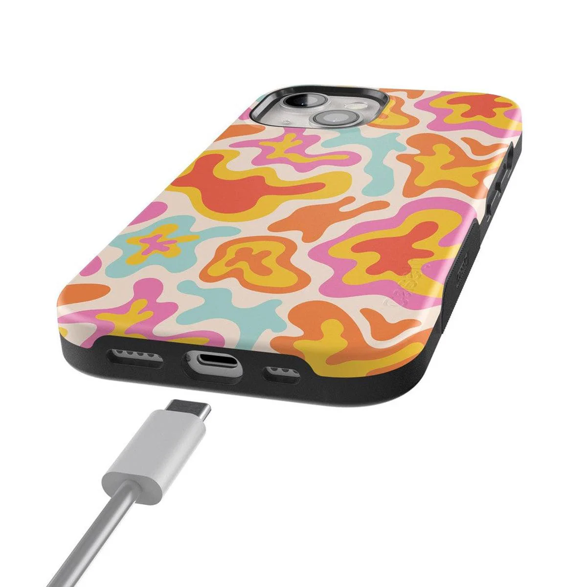 Tropical Color Splash | Abstract Retro Case - Image 113