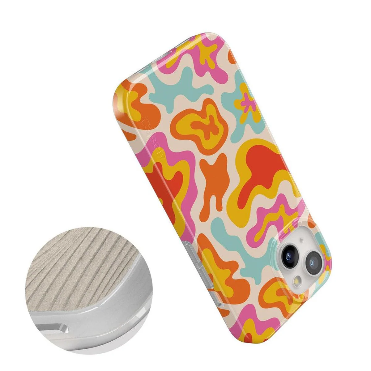 Tropical Color Splash | Abstract Retro Case - Image 118