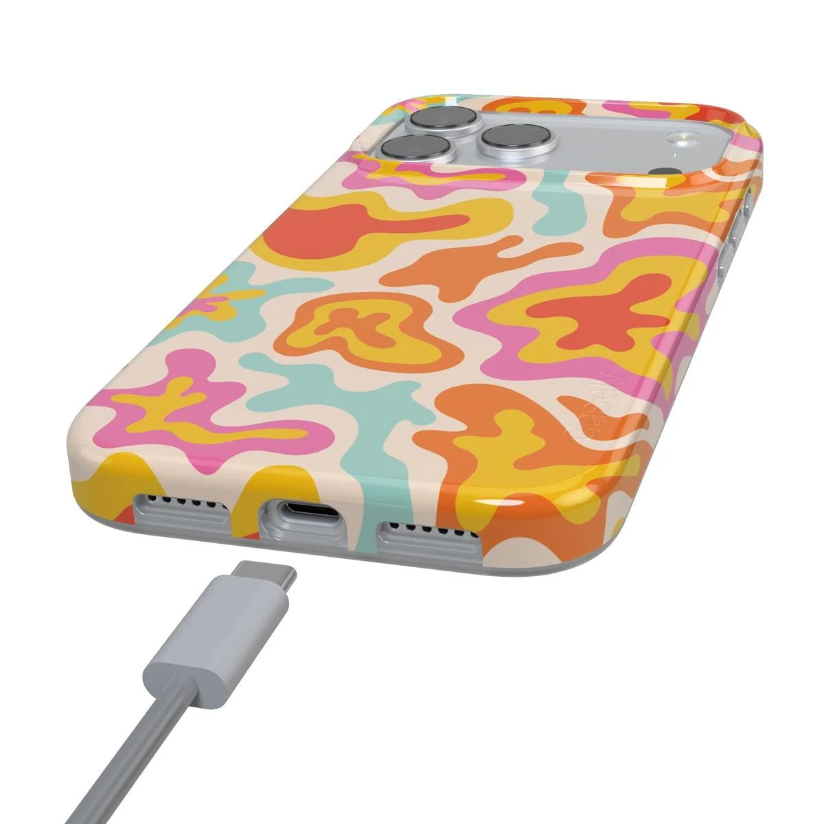 Tropical Color Splash | Abstract Retro Case - Image 140