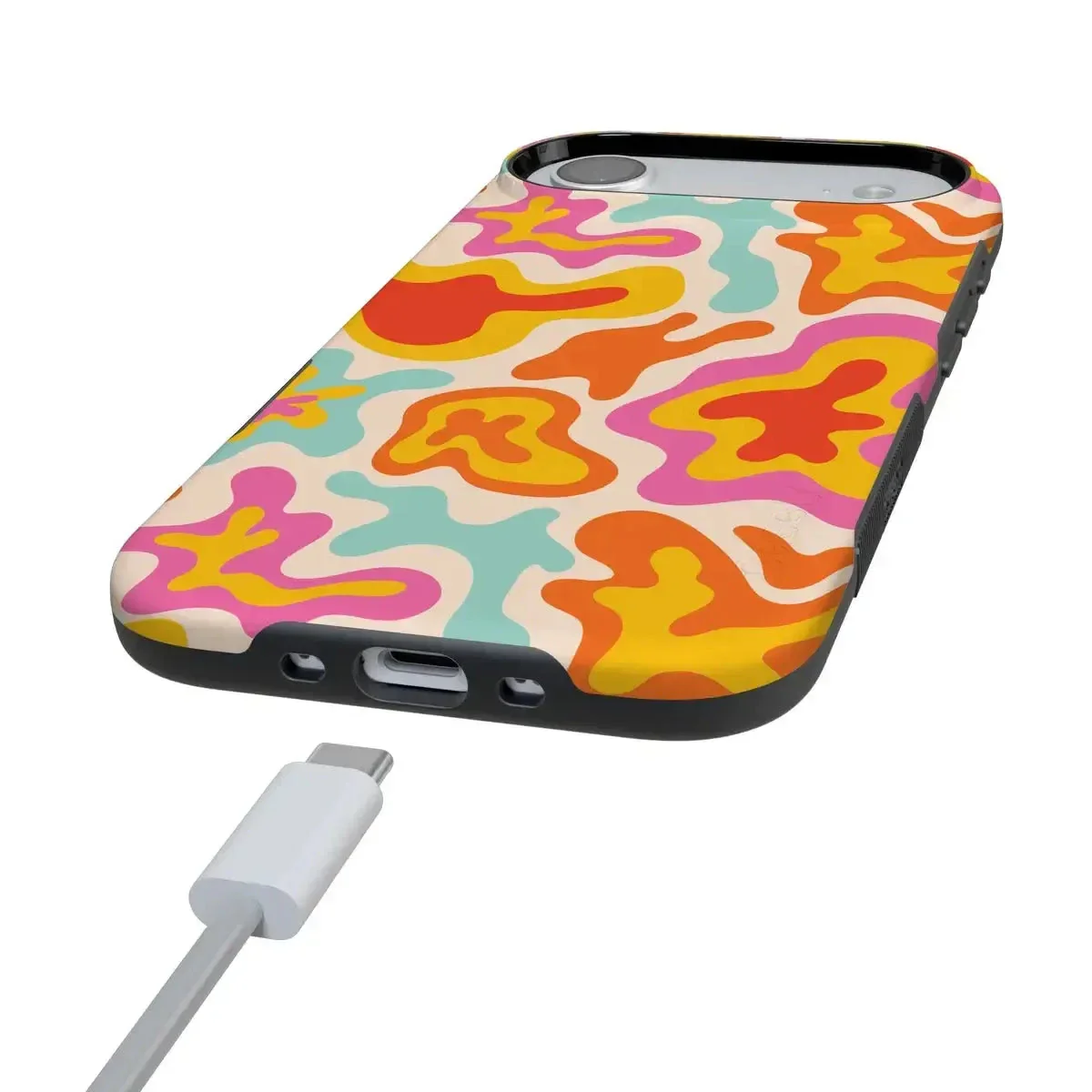 Tropical Color Splash | Abstract Retro Case - Image 159