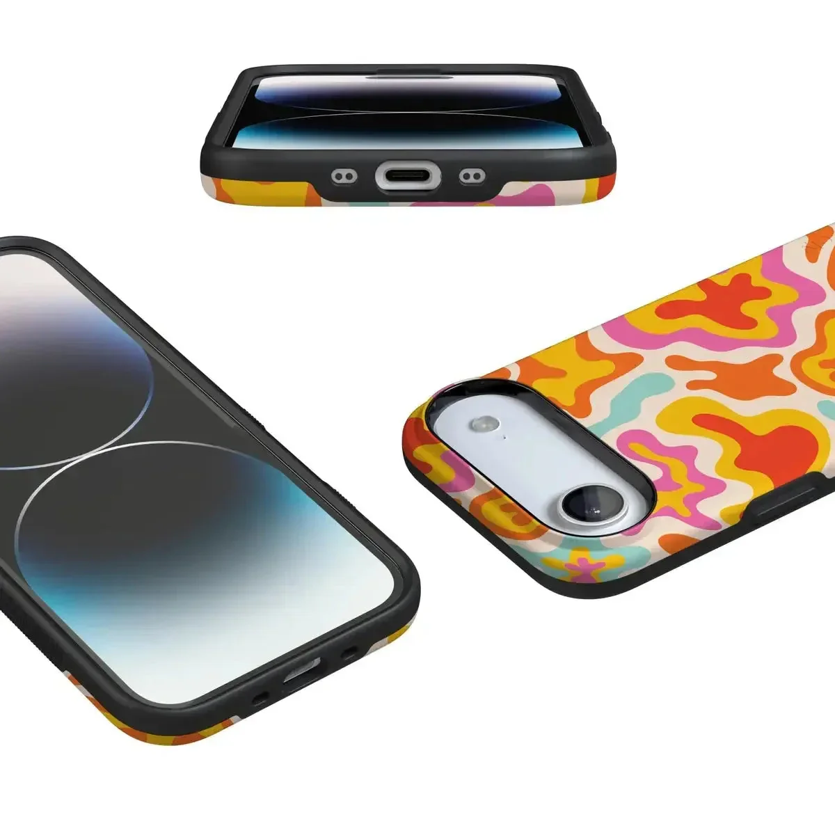 Tropical Color Splash | Abstract Retro Case - Image 162