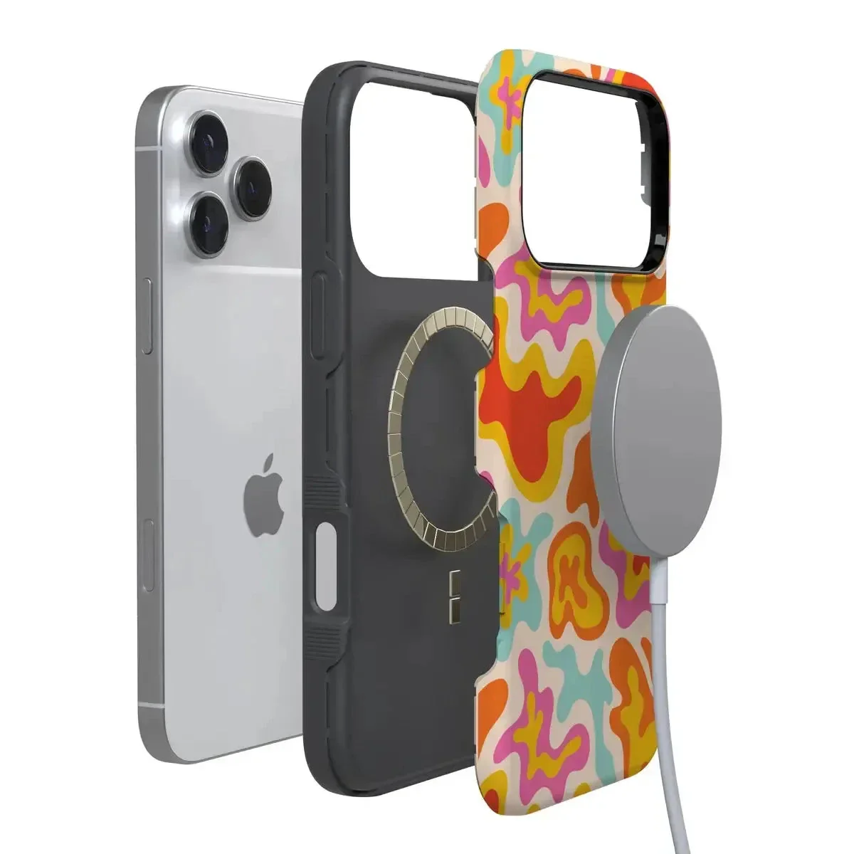 Tropical Color Splash | Abstract Retro Case - Image 3