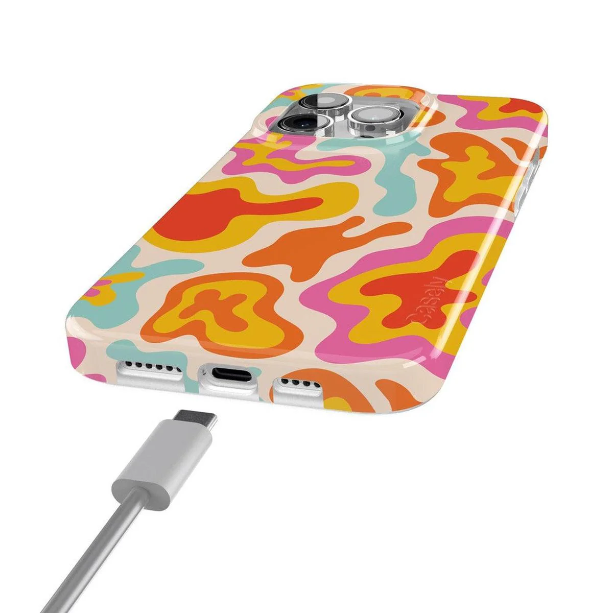 Tropical Color Splash | Abstract Retro Case - Image 37