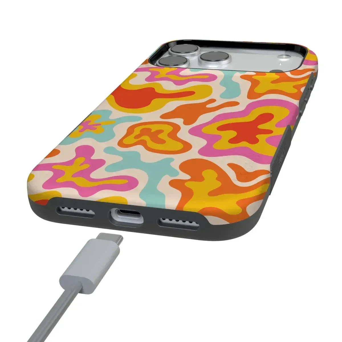 Tropical Color Splash | Abstract Retro Case - Image 6