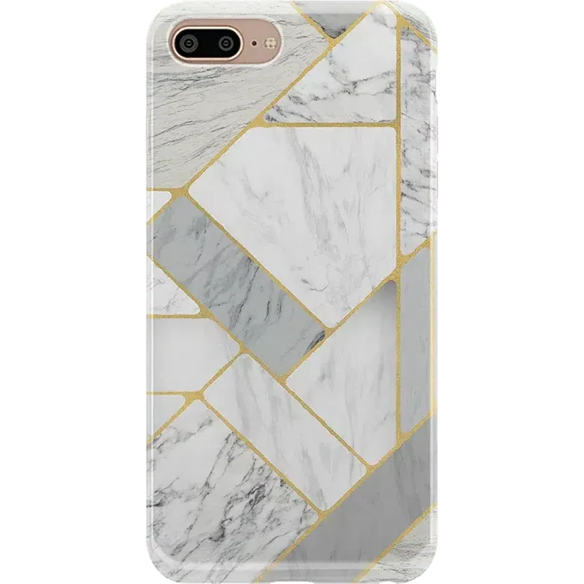 Sharp Lines | Geo White and Gold Marble Case - Image 10