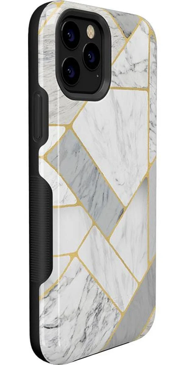 Sharp Lines | Geo White and Gold Marble Case - Image 41