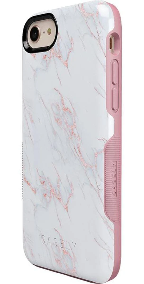 Subtle Blush | White and Pink Marble Case - Image 26