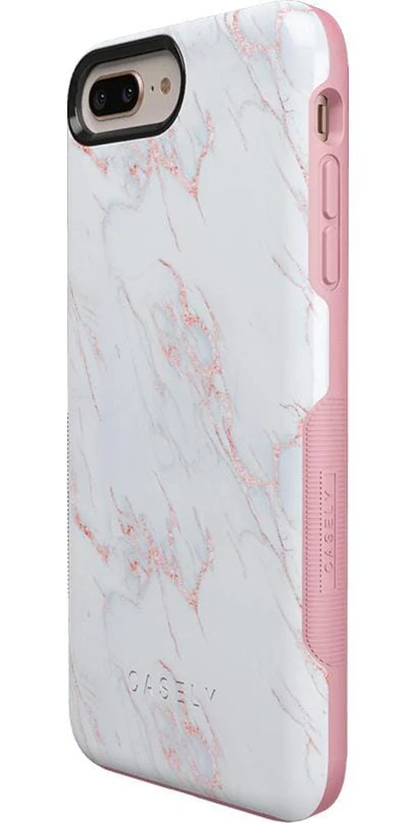 Subtle Blush | White and Pink Marble Case - Image 29