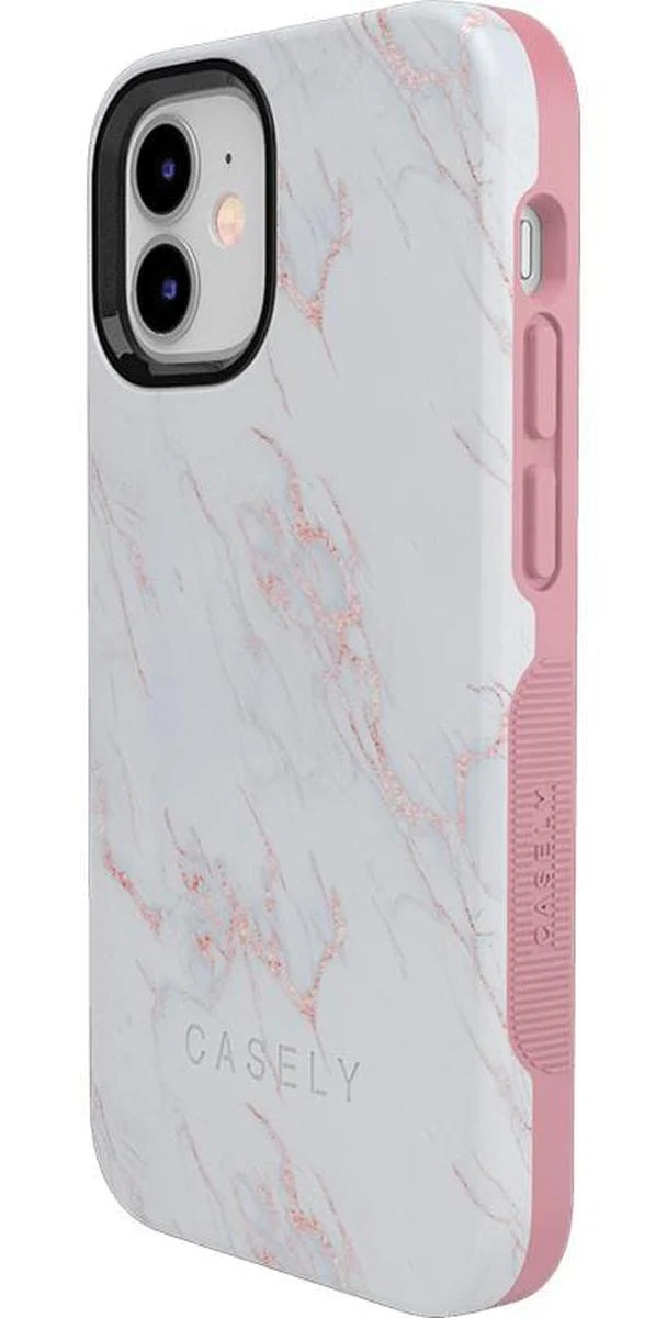 Subtle Blush | White and Pink Marble Case - Image 41