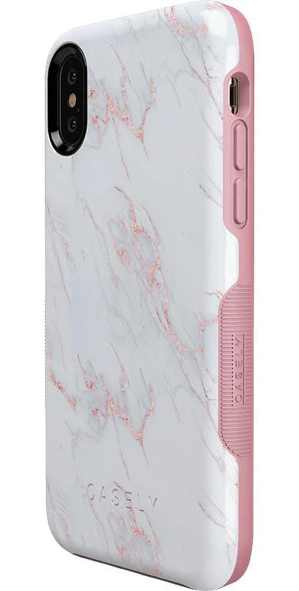 Subtle Blush | White and Pink Marble Case - Image 47