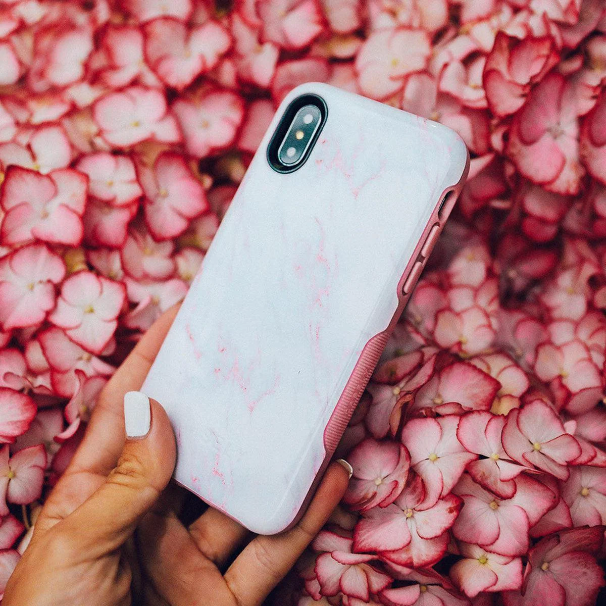 Subtle Blush | White and Pink Marble Case - Image 49