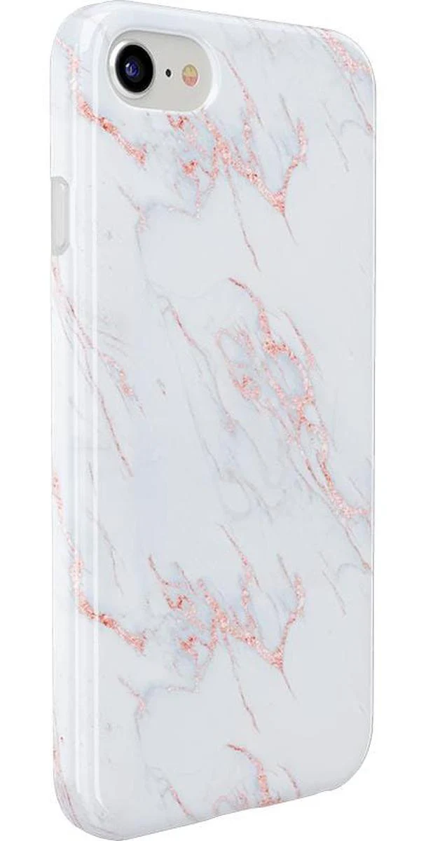 Subtle Blush | White and Pink Marble Case - Image 5