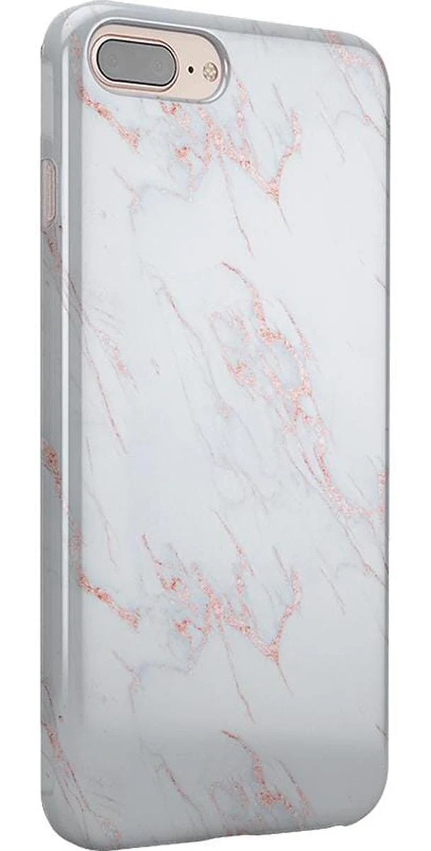 Subtle Blush | White and Pink Marble Case - Image 8