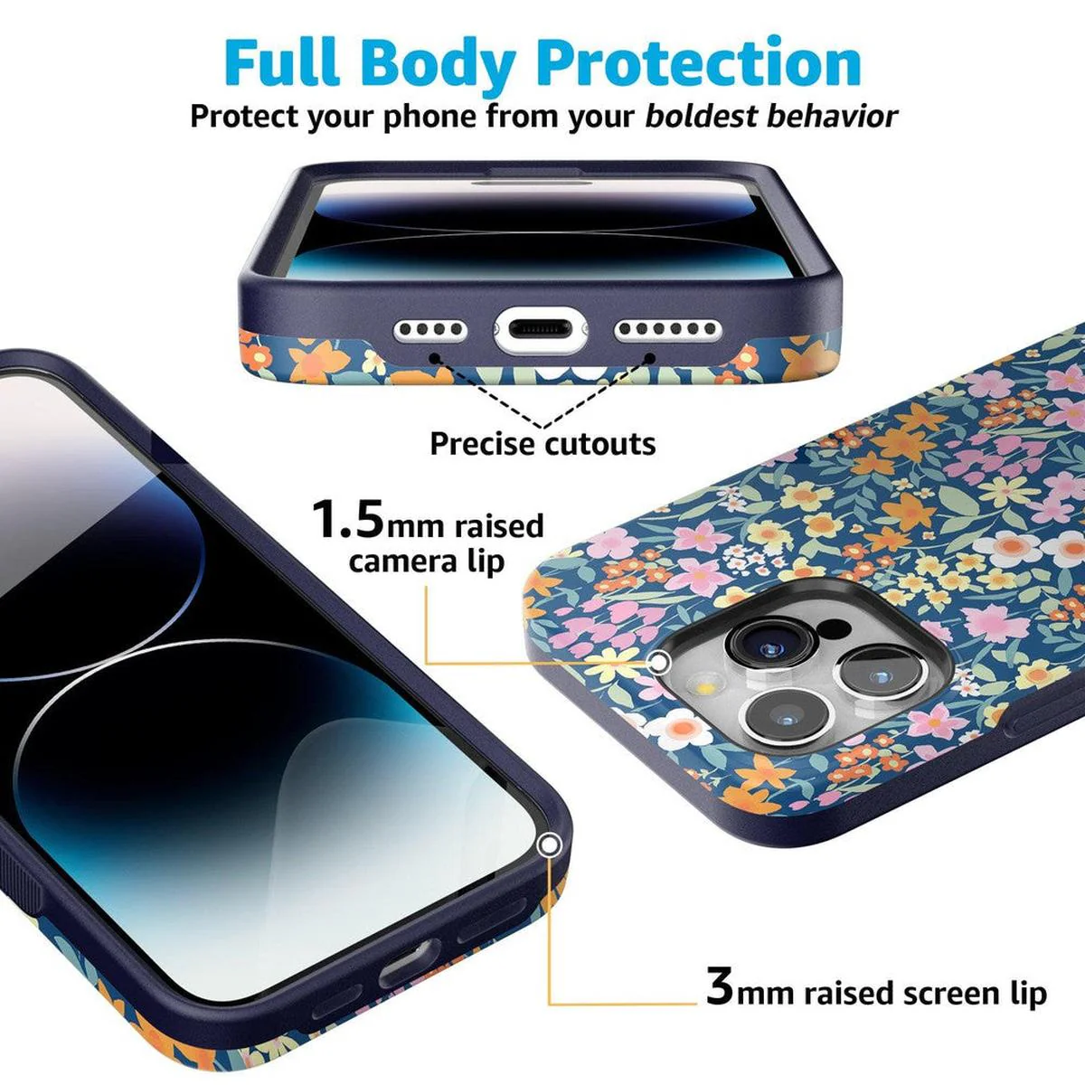 Full Bloom | Navy Floral Case - Image 93