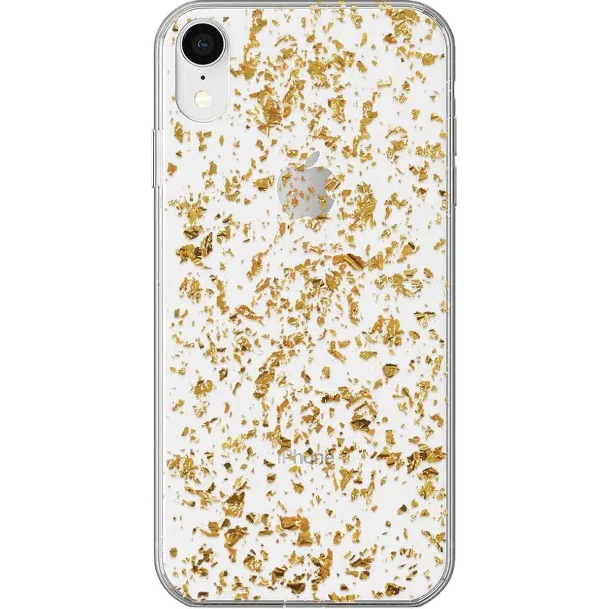 Morning Sparkle | Rose and Gold Flaked Clear Case - Image 11