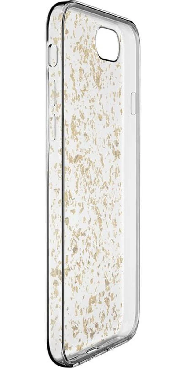 Morning Sparkle | Rose and Gold Flaked Clear Case - Image 17