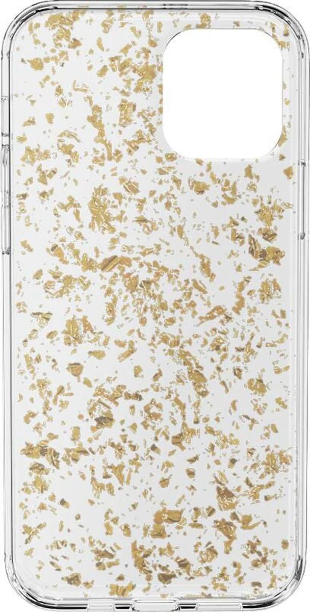 Morning Sparkle | Rose and Gold Flaked Clear Case - Image 3