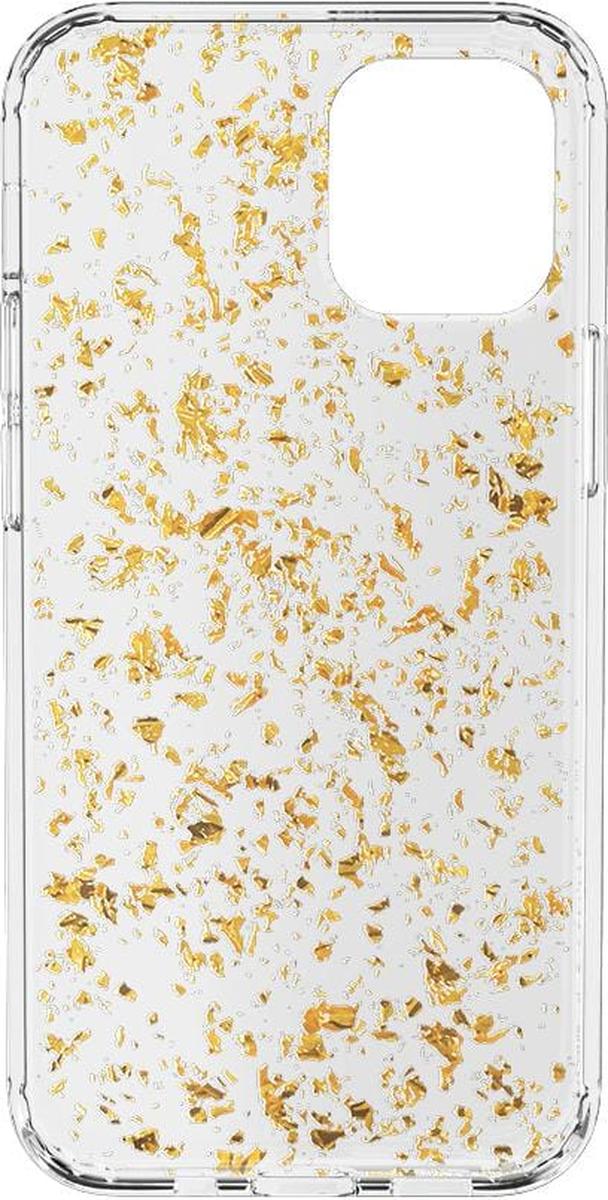 Morning Sparkle | Rose and Gold Flaked Clear Case - Image 6