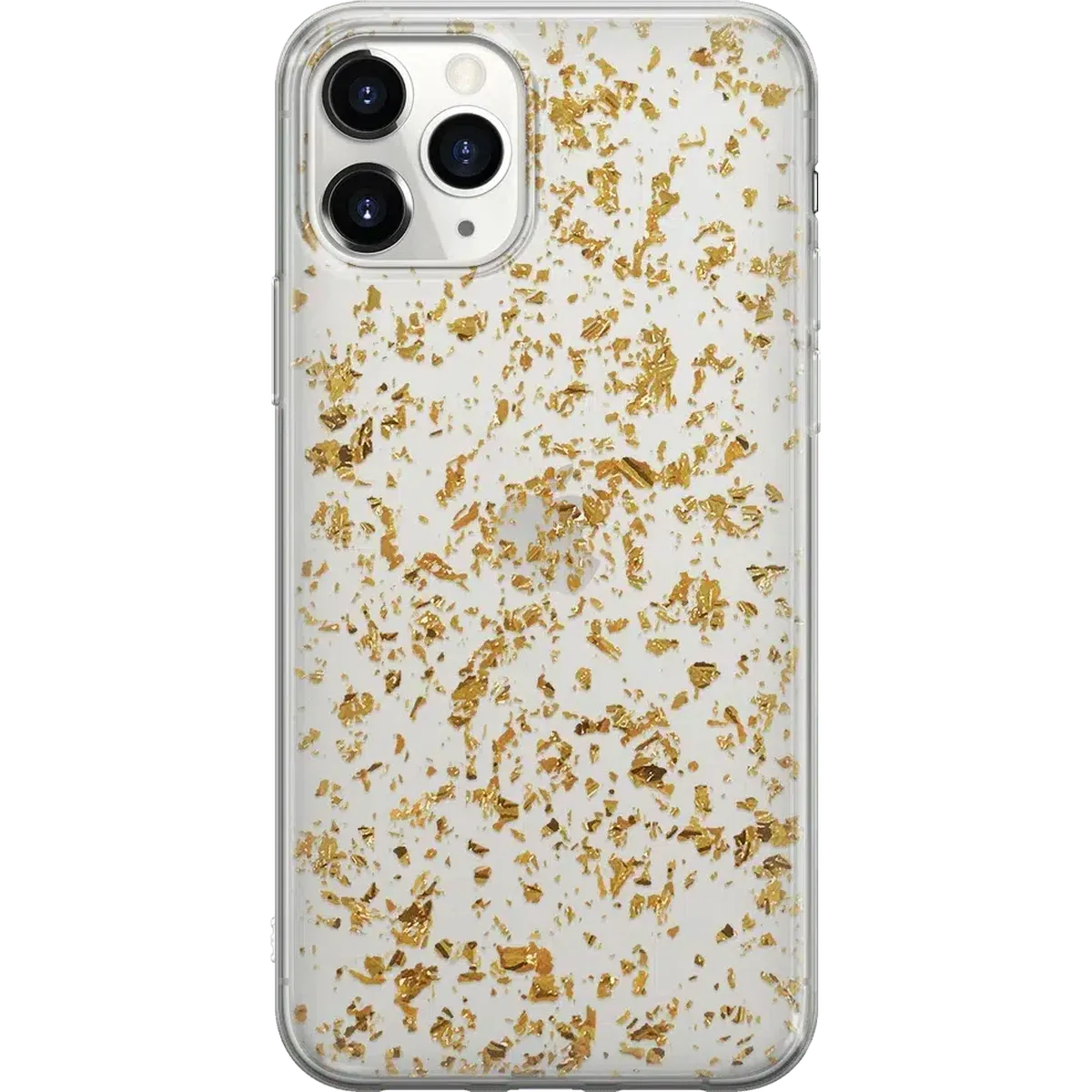 Morning Sparkle | Rose and Gold Flaked Clear Case - Image 7