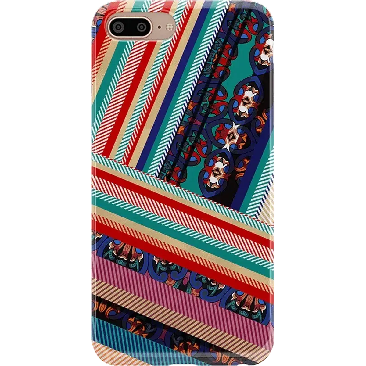 Wearing Layers | Layered Patchwork iPhone Case - Image 10