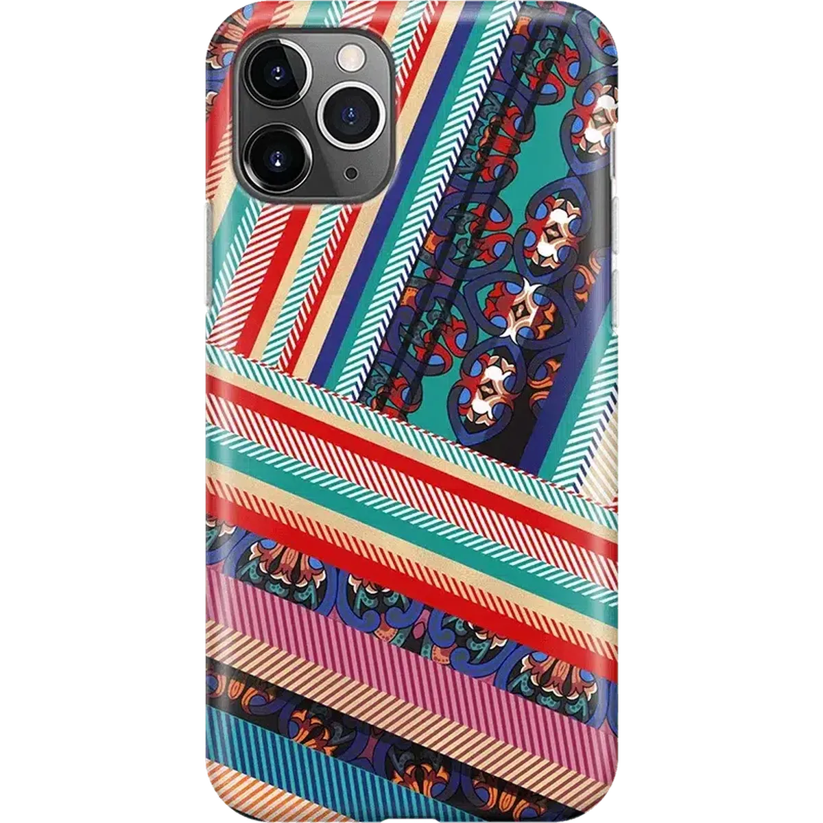 Wearing Layers | Layered Patchwork iPhone Case - Image 16