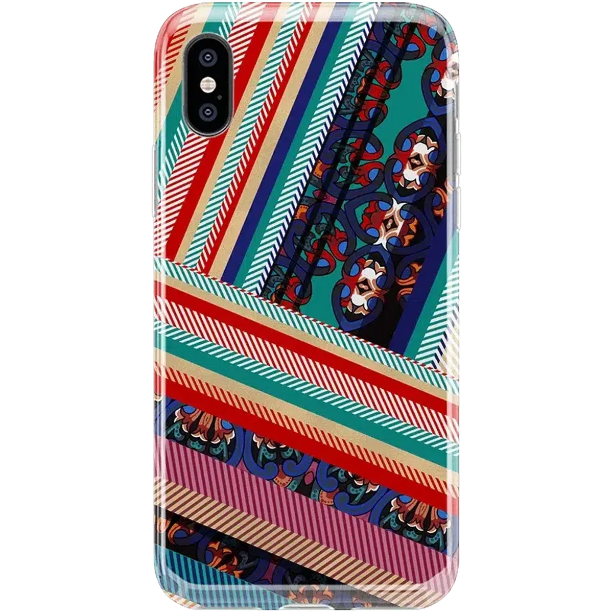 Wearing Layers | Layered Patchwork iPhone Case - Image 21