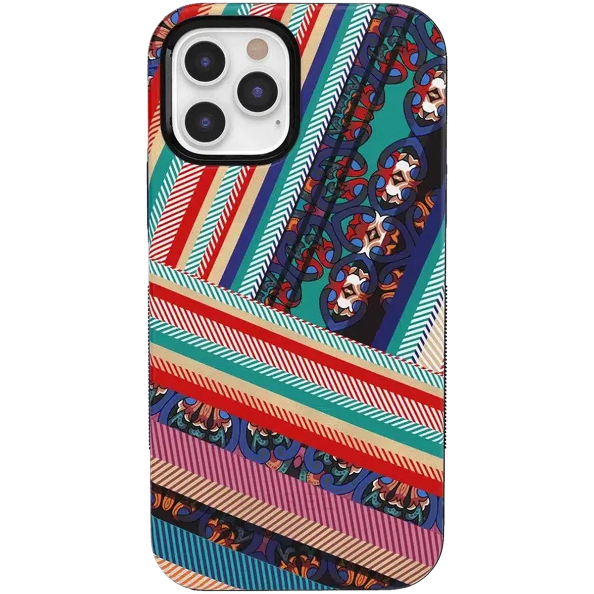 Wearing Layers | Layered Patchwork iPhone Case - Image 24