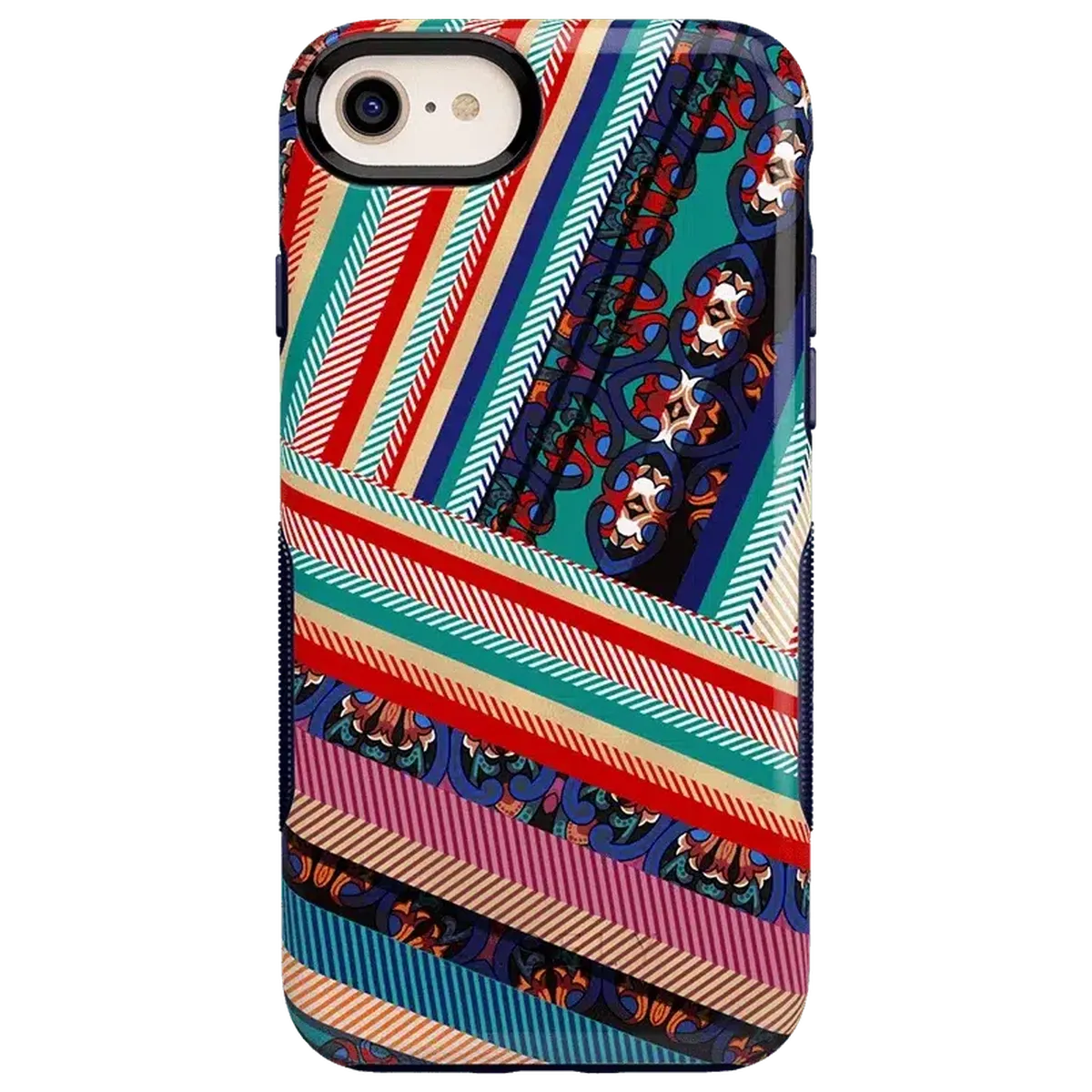 Wearing Layers | Layered Patchwork iPhone Case - Image 30