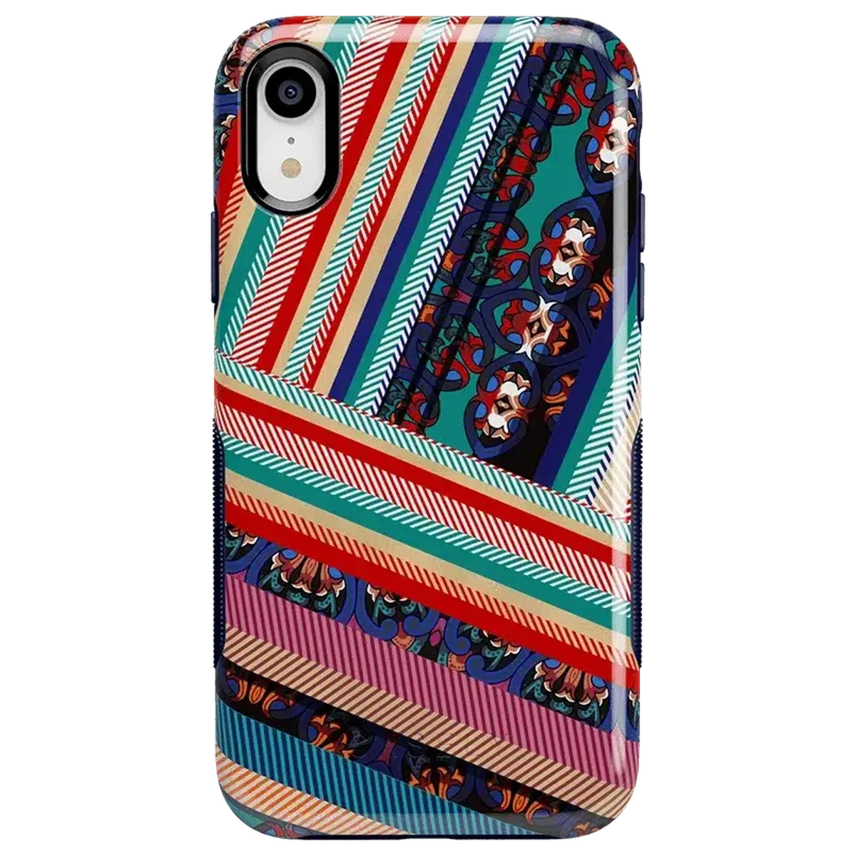 Wearing Layers | Layered Patchwork iPhone Case - Image 36