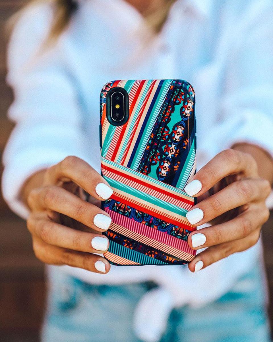 Wearing Layers | Layered Patchwork iPhone Case - Image 51