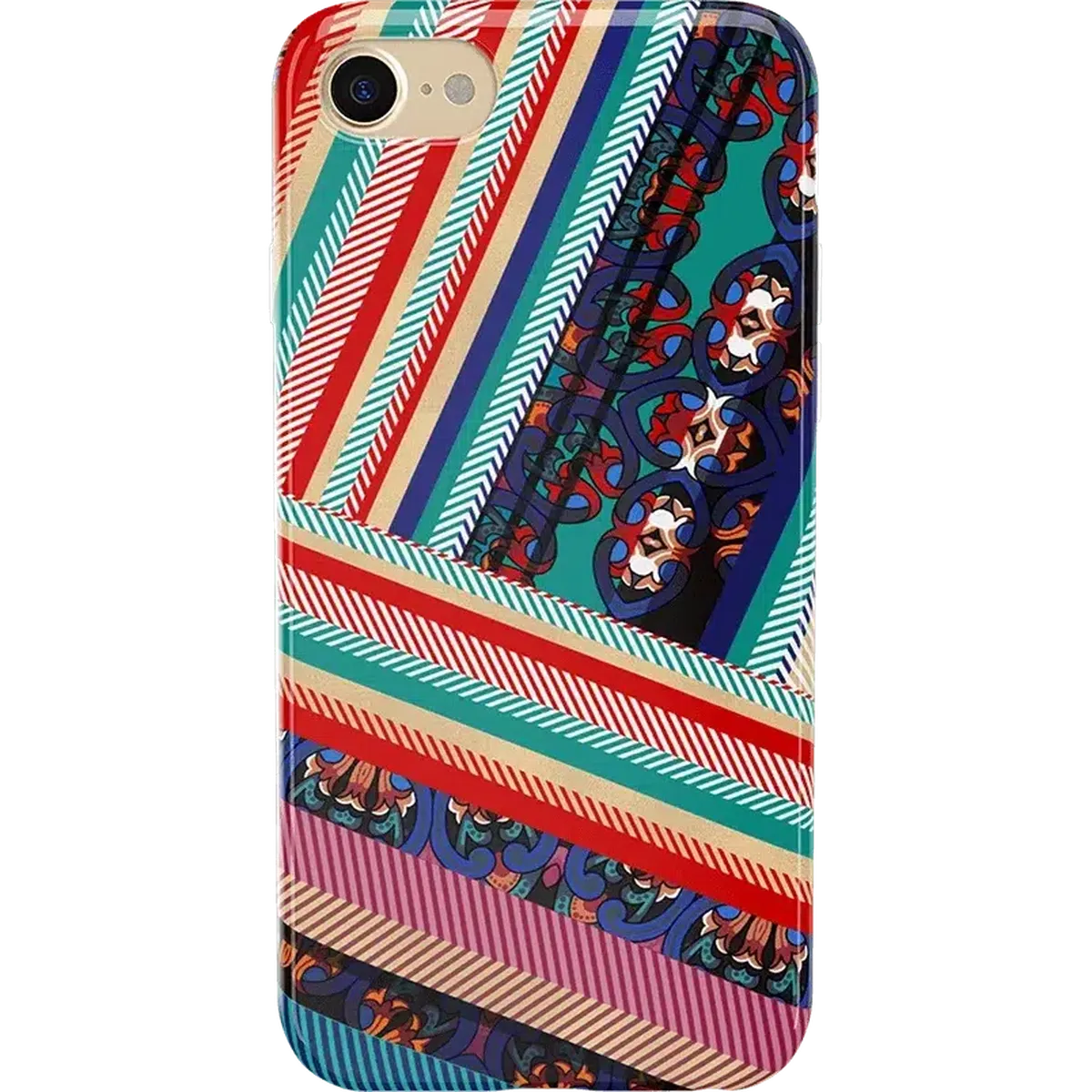 Wearing Layers | Layered Patchwork iPhone Case - Image 7