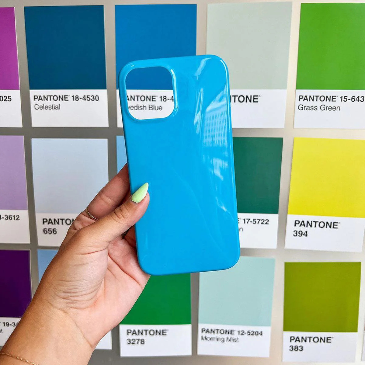 Miami Cabana | Solid Neon Blue Case - Image 22
