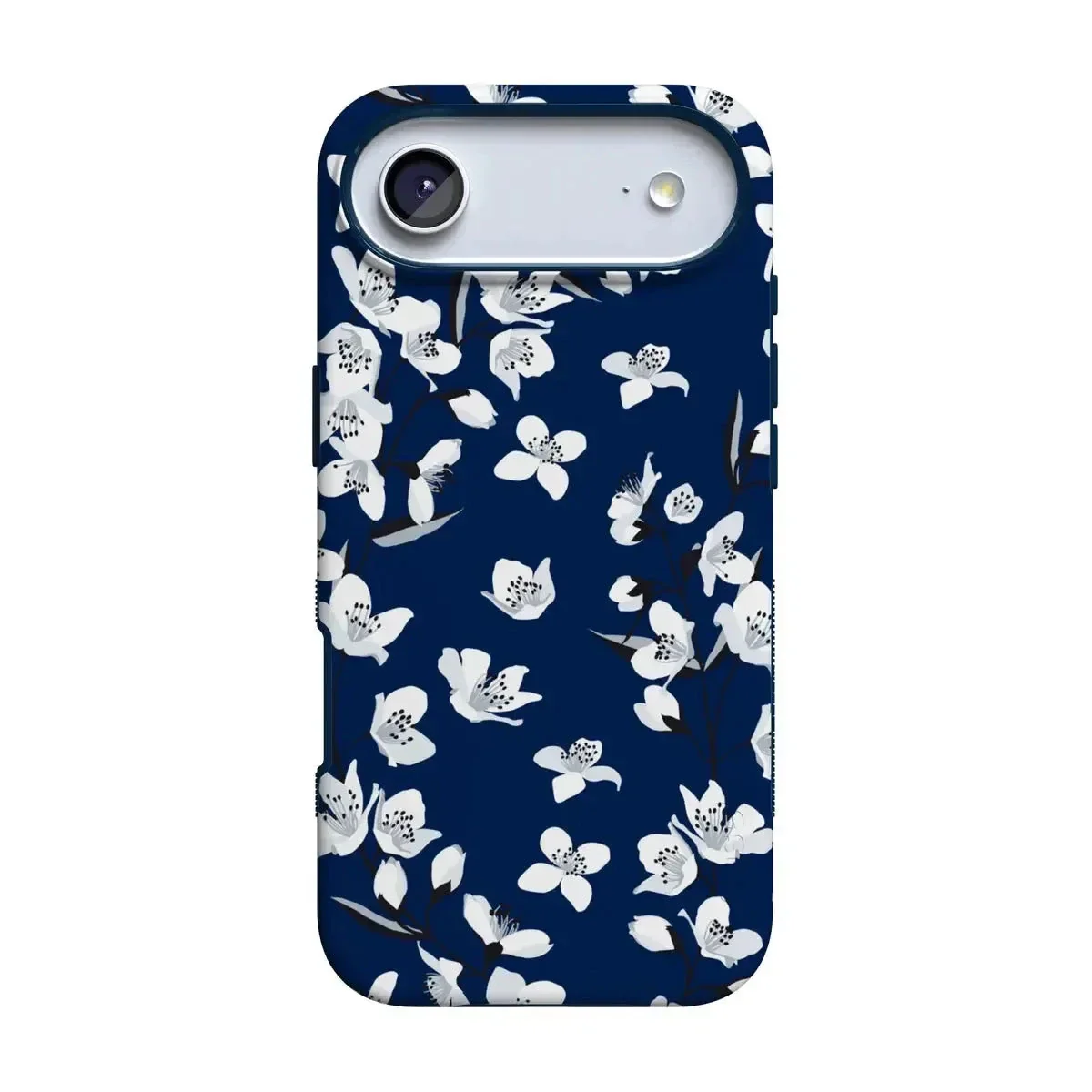 Floral Forest | Navy Cherry Blossom Floral Case - Image 108