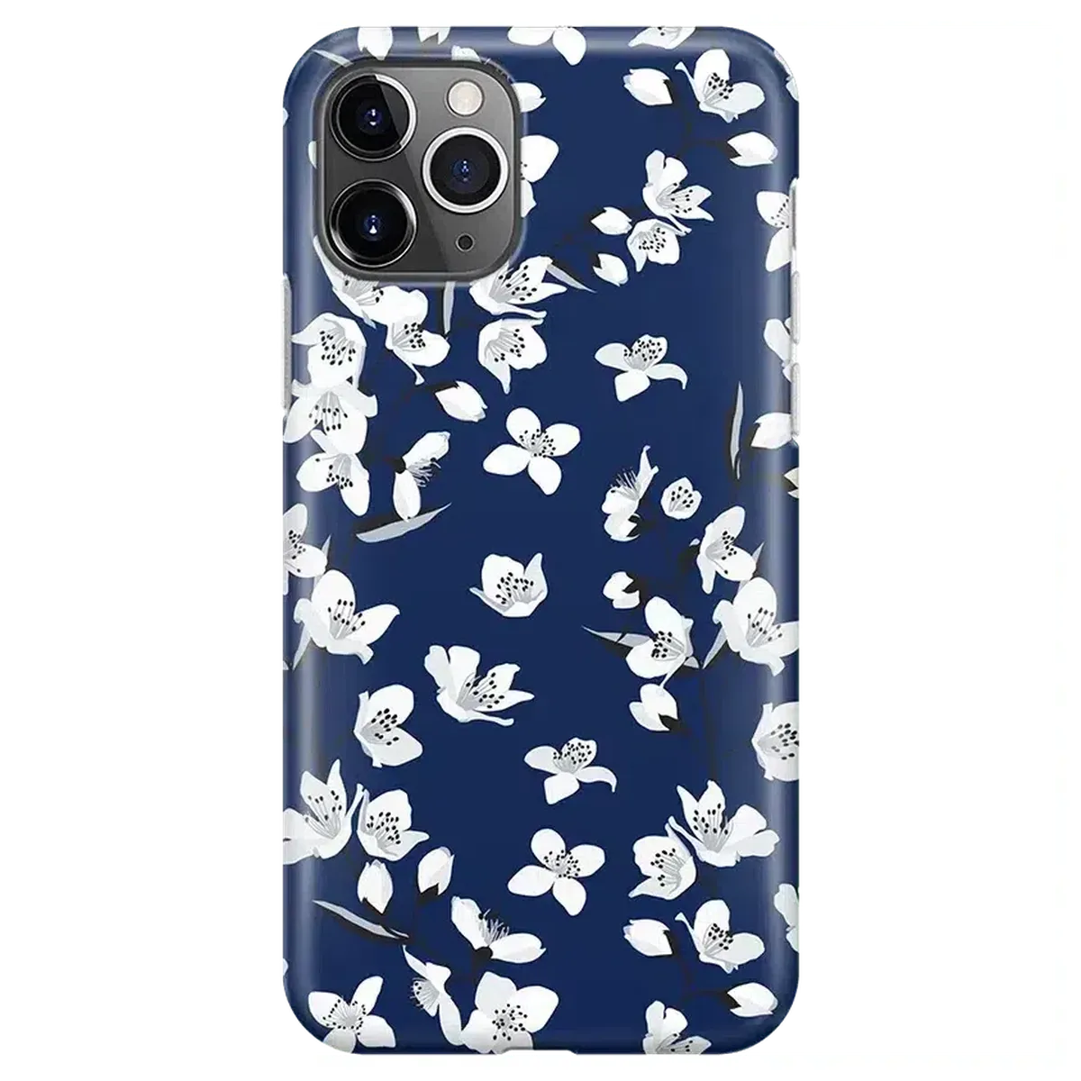 Floral Forest | Navy Cherry Blossom Floral Case - Image 16