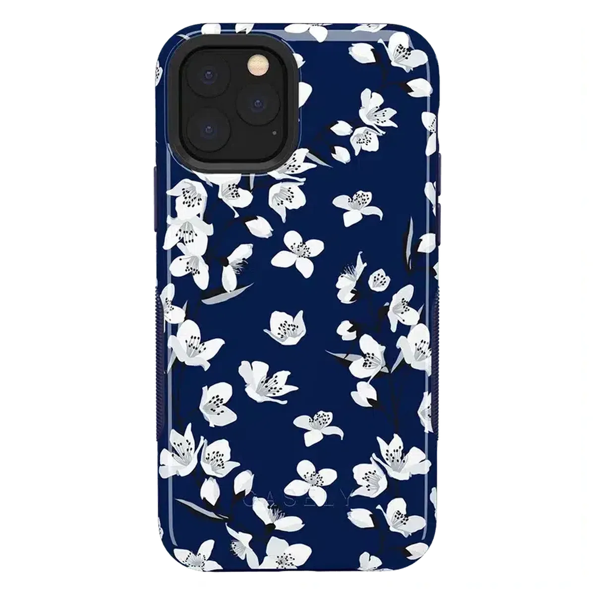 Floral Forest | Navy Cherry Blossom Floral Case - Image 44